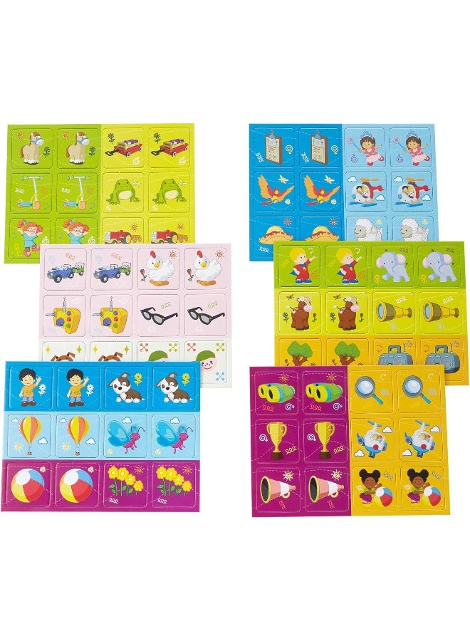 Fisher-Price Make-A-Match Card Game with Little People Theme