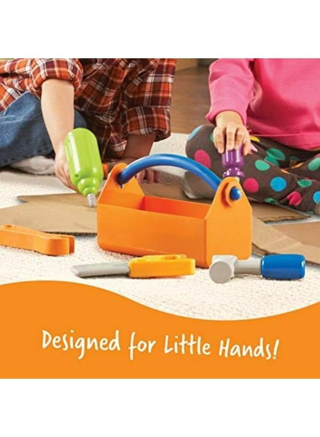 New Sprouts Fix It! Fine Motor Tools For Toddlers Pretend Play Toy Tool Set Outdoor Toys 6 Piece Ages 2+ Multi-Color