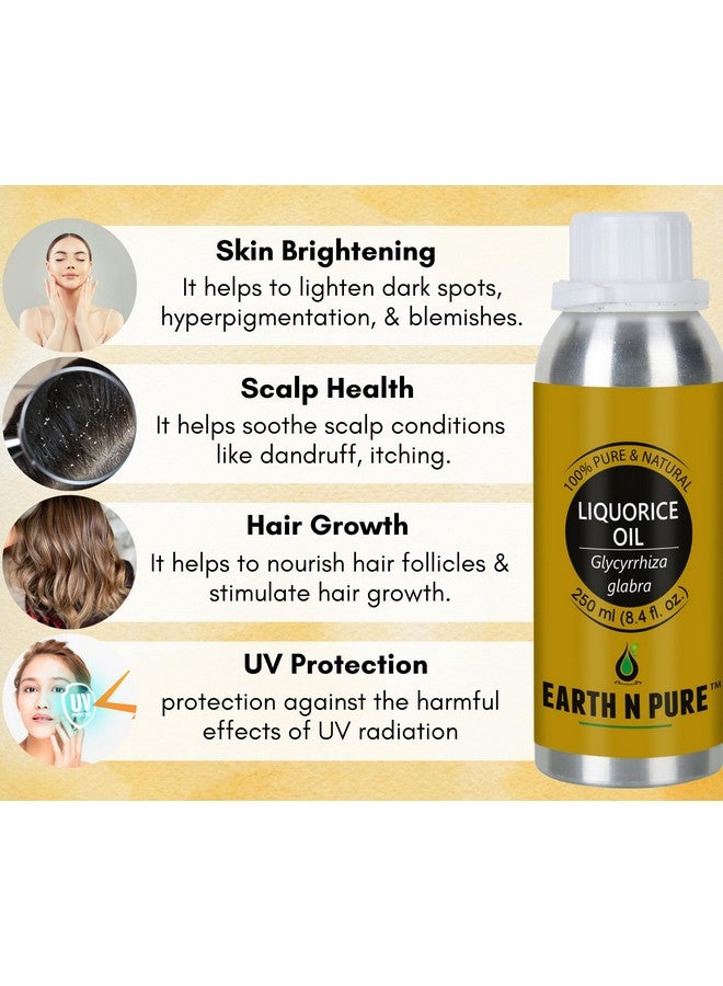 Liquorice (Licorice) Oil For Skin Nourishment And Body Care | 250 Ml
