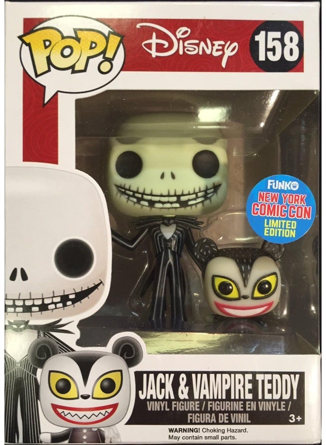 Funko Pop Disney 158 Nightmare Before Jack Skellington Vampire Teddy (NYCC 2015 Exclusive)