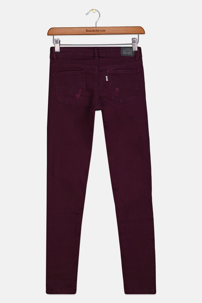 Kids Girl Super Skinny Jeans, Purple