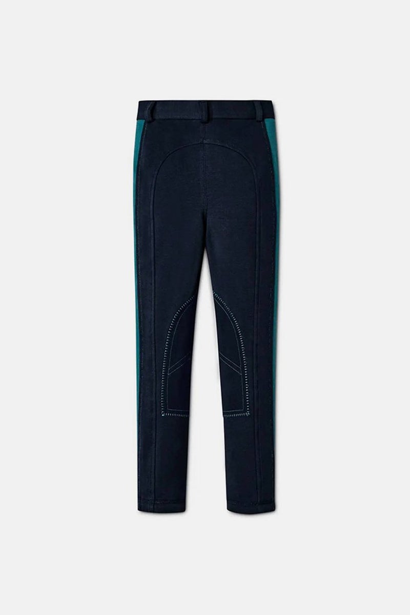 Kids Girls Belt Loop Pants, Navy