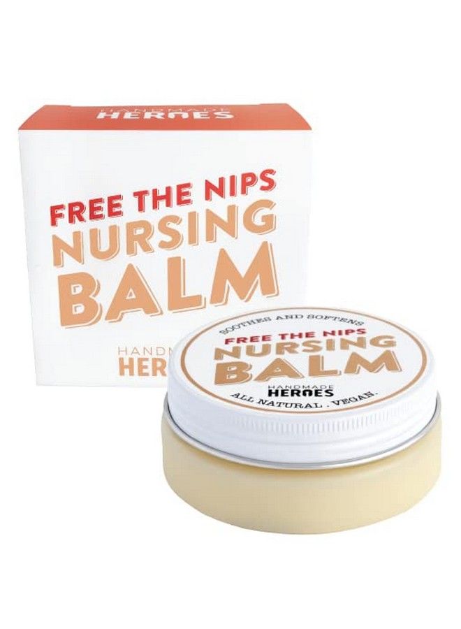 100% Natural & Vegan Nipple Balm By Handmade Heroes With Calendula Extract Nipple Cream For Cracked Nipples And Growing Breast Feeding Nipples 2Oz