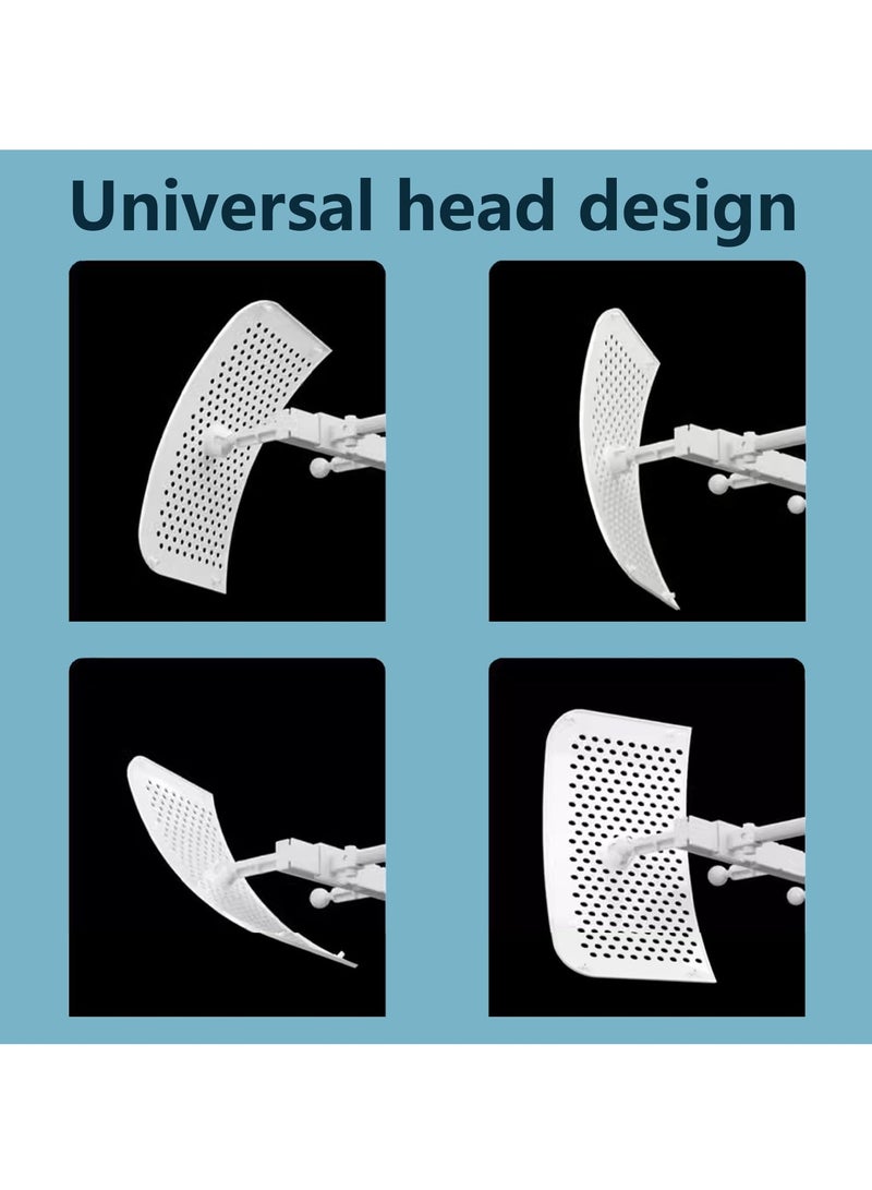 4 Pcs Adjustable Air Vent Deflector for Central AC, Freestanding and Directional Control for Optimal Airflow