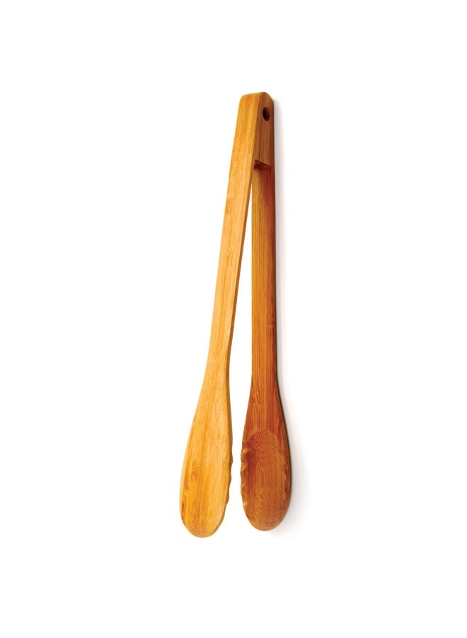 Norpro Bamboo Tong  Brown