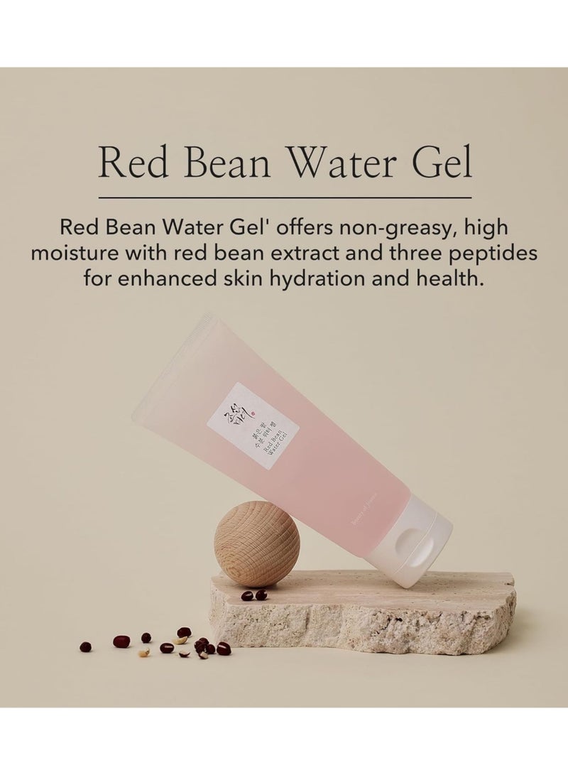 Red Bean Water Gel - Lightweight Hydrating and Soothing Face Gel - 100ml (3.38 fl. oz.) - Calms Irritation, Balances Oil, and Provides Deep Moisture for a Clear, Refreshed Complexion 100ml