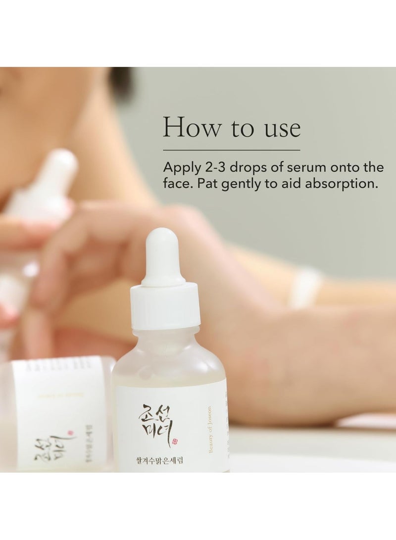Glow Deep Serum with Rice and Alpha-Arbutin - Brightening and Hydrating Formula for Even Skin Tone - 30ml (1 fl. oz.) - Reduces Dark Spots, Improves Skin Texture, and Enhances Natural Radiance for a Smooth, Radiant Complexion 30ml