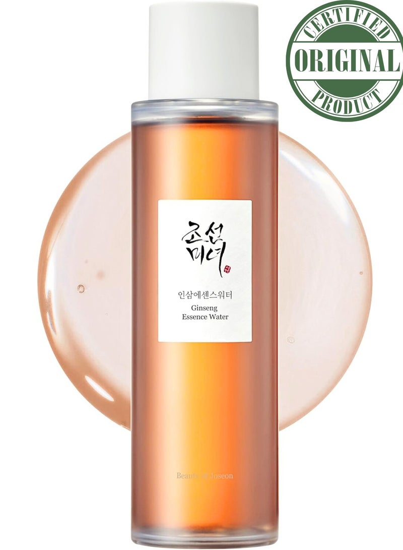 Ginseng Essence Water - Hydrating and Revitalizing Face Essence - 150ml (5 fl. oz.) - Deeply Nourishes, Boosts Skin Elasticity, and Enhances Radiance for a Smooth, Youthful Complexion 150ml