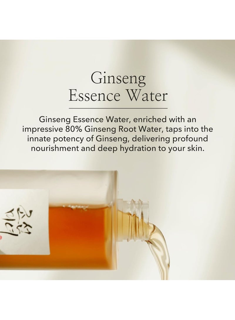 Ginseng Essence Water - Hydrating and Revitalizing Face Essence - 150ml (5 fl. oz.) - Deeply Nourishes, Boosts Skin Elasticity, and Enhances Radiance for a Smooth, Youthful Complexion 150ml