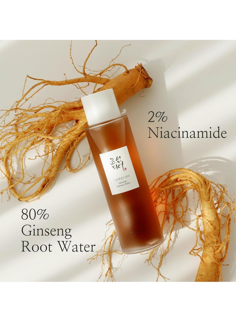 Ginseng Essence Water - Hydrating and Revitalizing Face Essence - 150ml (5 fl. oz.) - Deeply Nourishes, Boosts Skin Elasticity, and Enhances Radiance for a Smooth, Youthful Complexion 150ml