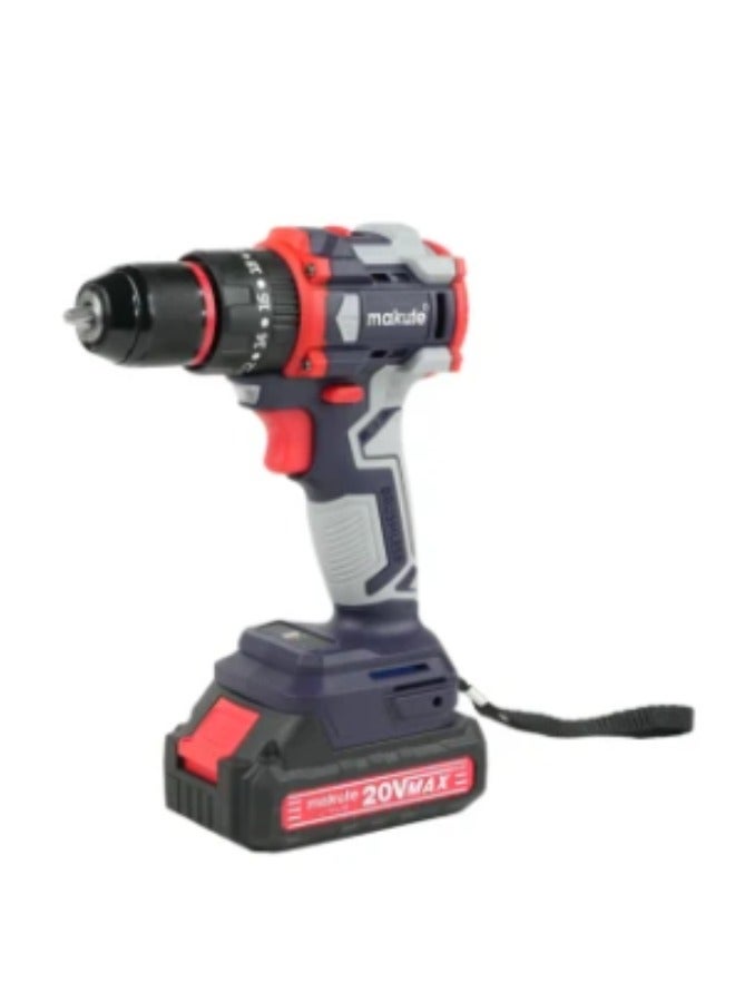 13 mm Cordless Brushless Hammer Drill with  3 Function for Drilling into Various Materials Including Wood, Metal, and Plastic (CID-121-10-2B)