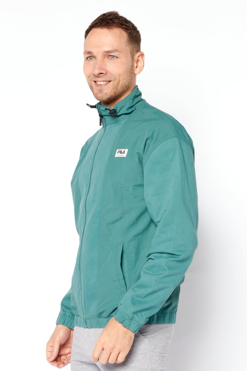 Men Sportswear Fit Long Sleeves Training Jackets, Green