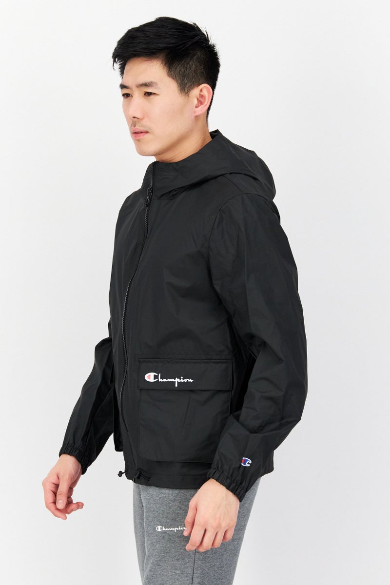 Men Sportswear Fit Training Jacket, Black