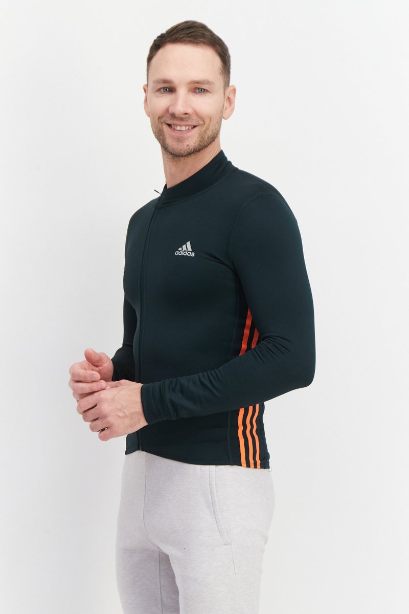 Men  Sportswear Fit Long Sleeve Training Jacket, Dark Green