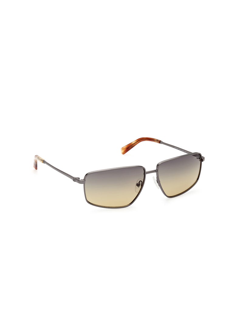 Men's UV Protection Rectangular Sunglasses - GU0008806P62 - Lens Size: 62 Mm