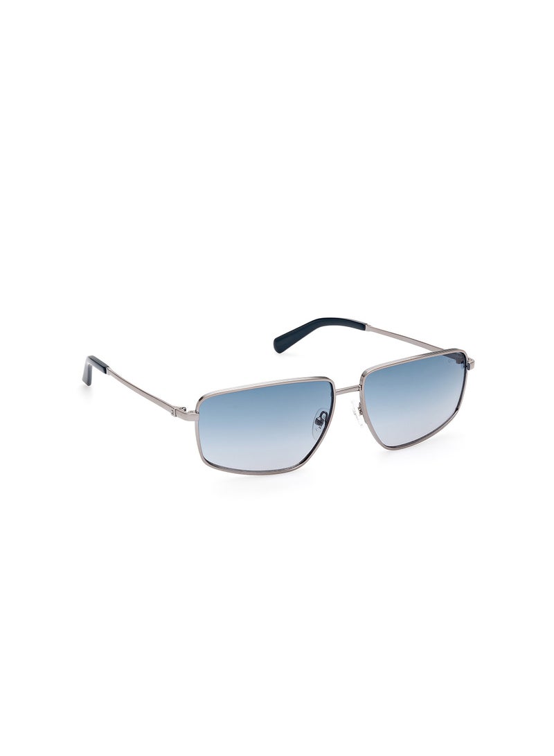 Men's UV Protection Rectangular Sunglasses - GU0008808W62 - Lens Size: 62 Mm