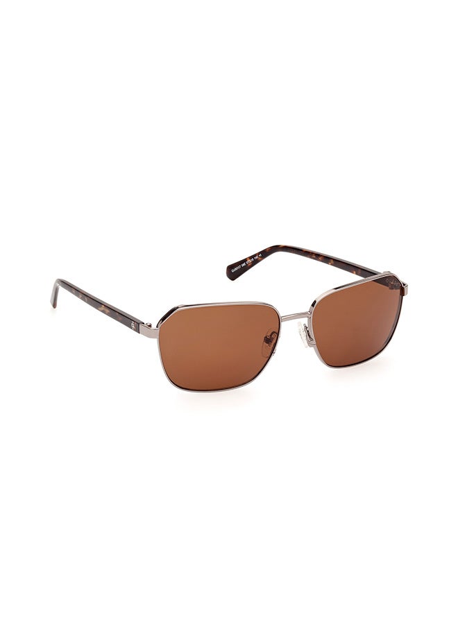 Men's UV Protection Rectangular Sunglasses - GU0011708E57 - Lens Size: 57 Mm