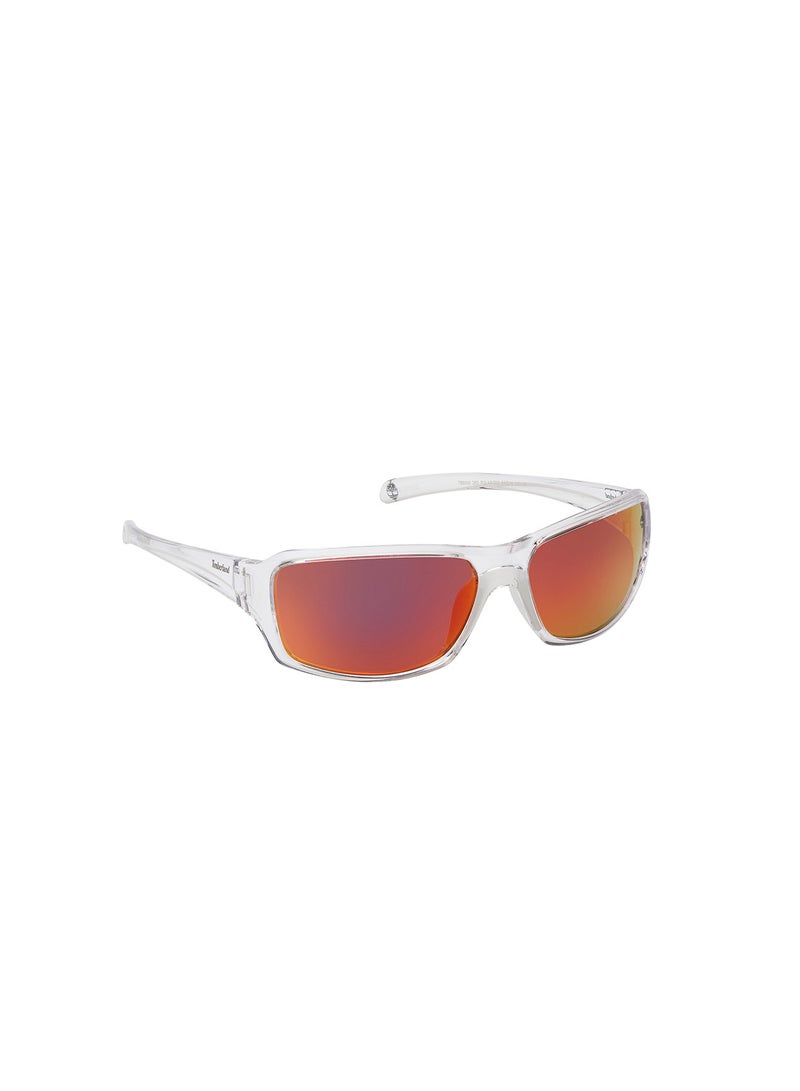 Men's Polarized Rectangular Sunglasses - TB933226D63 - Lens Size: 63 Mm