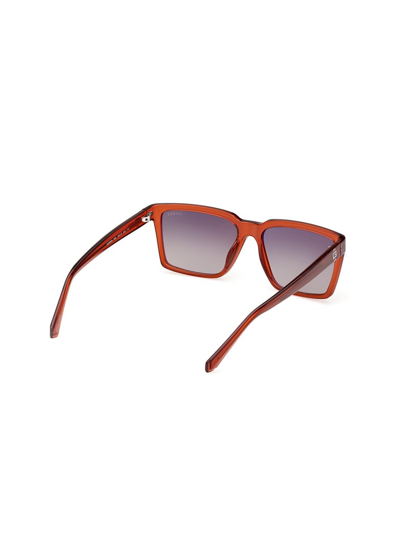 Men's UV Protection Square Sunglasses - GU0008450G58 - Lens Size: 58 Mm