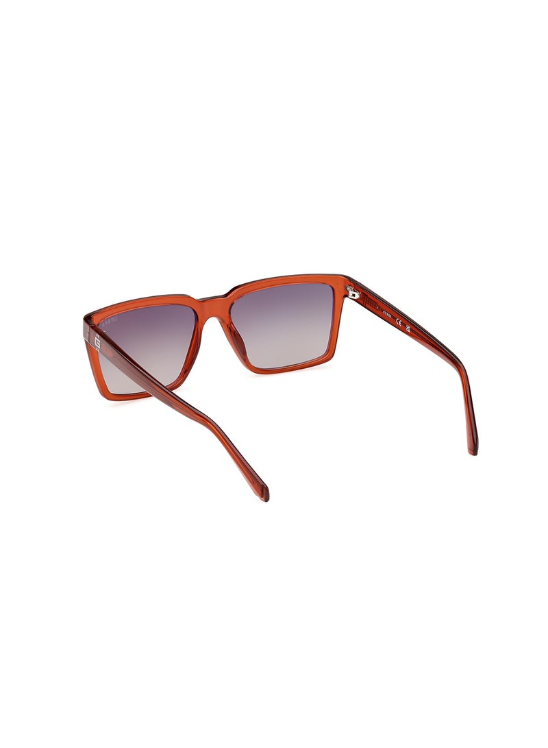 Men's UV Protection Square Sunglasses - GU0008450G58 - Lens Size: 58 Mm