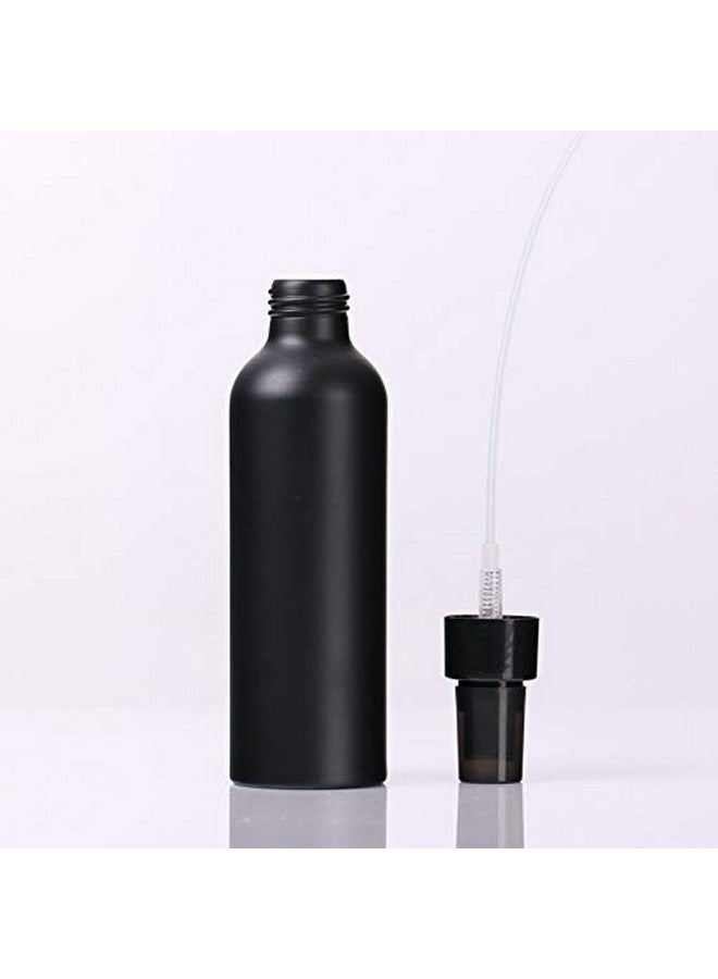 2Pcs 50Ml Black Aluminum Fine Mist Spray Bottle Portable Atomizers Empty Cosmetic Container Refillable Perfume Atomizer Bottles For Outdoor Home Cleaning Travel Skincare Liquid