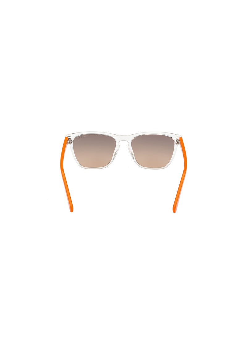 Boys UV Protection Square Shape Sunglasses - GU0012926F49 - Lens Size: 49 Mm - Crystal