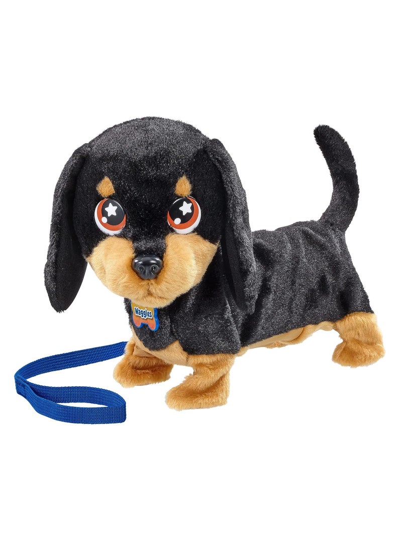 My Wiggling Walking Pup Called Waggles, Interactive, Real Life Like Dog Toy Which Walks and Barks | Age Group : 2 Years+ | Plastic