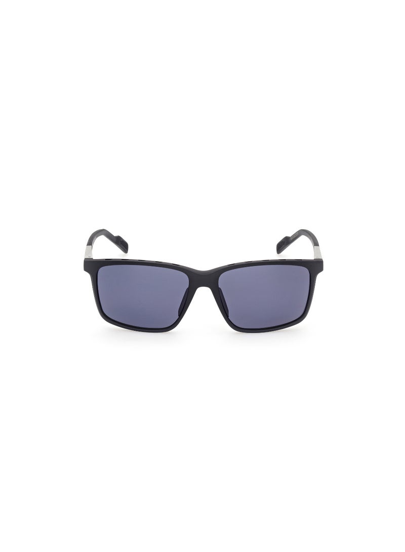 Men's UV Protection Navigator Shape Plastic Sunglasses SP005002A57 - Lens Size: 57 Mm - Matte Black