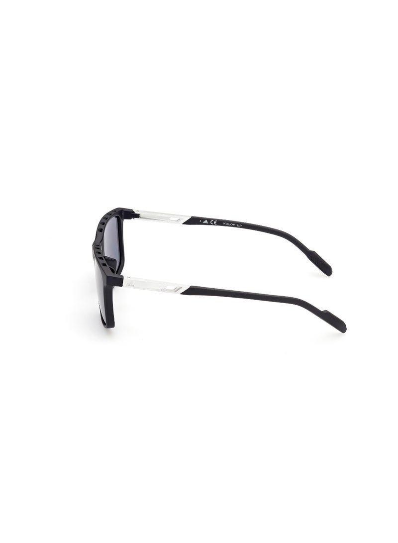 Men's UV Protection Navigator Shape Plastic Sunglasses SP005002A57 - Lens Size: 57 Mm - Matte Black