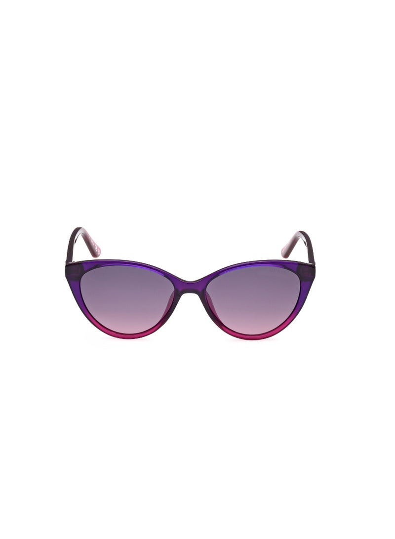 Girls UV Protection Cat Eye Shape Plastic Sunglasses GU829177B51 - Lens Size: 51 Mm - Fuxia