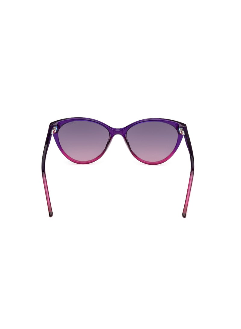 Girls UV Protection Cat Eye Shape Plastic Sunglasses GU829177B51 - Lens Size: 51 Mm - Fuxia