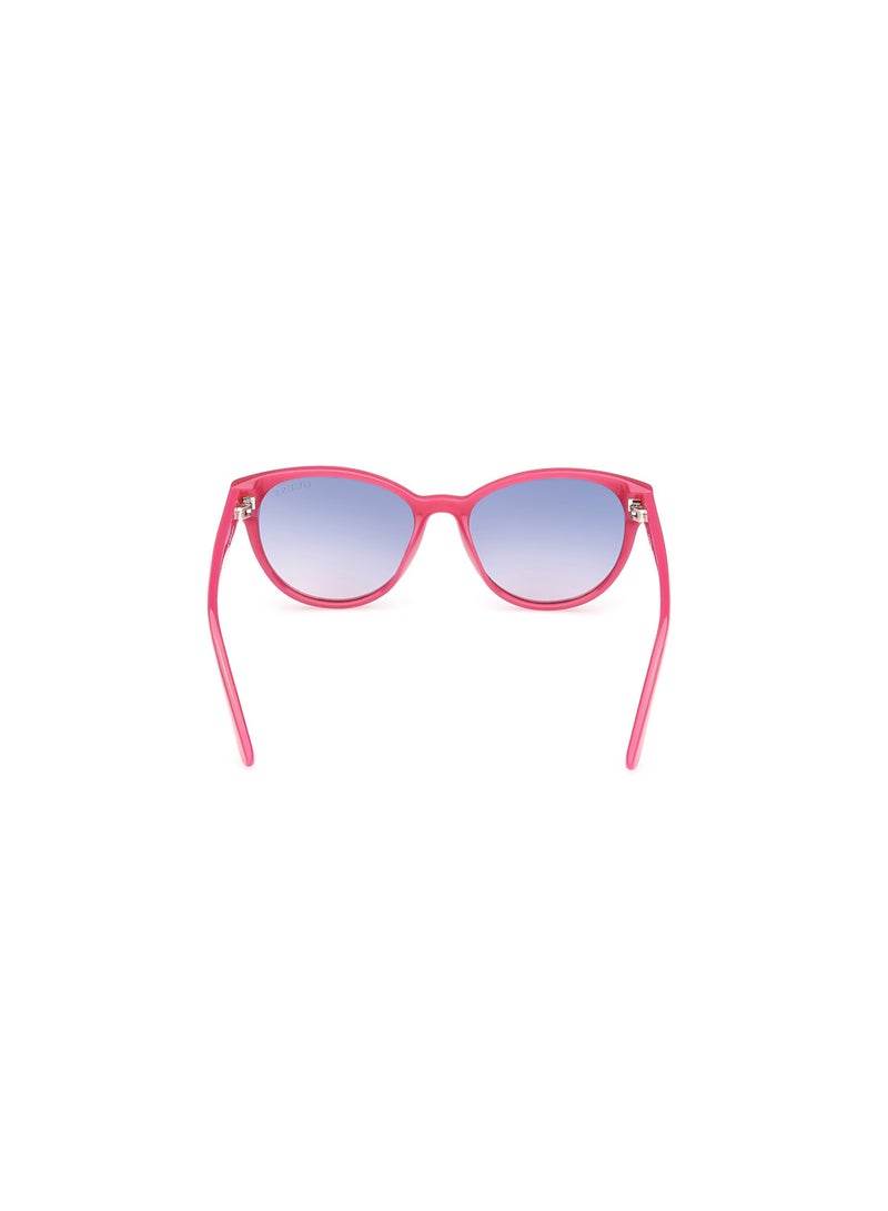 Girls UV Protection Cat Eye Shape Sunglasses - GU0012872Z49 - Lens Size: 49 Mm - Shiny Dark Pink