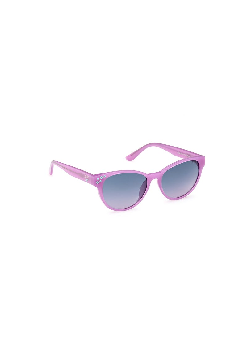 Girls UV Protection Cat Eye Shape Sunglasses - GU0012881W49 - Lens Size: 49 Mm - Shiny Violet