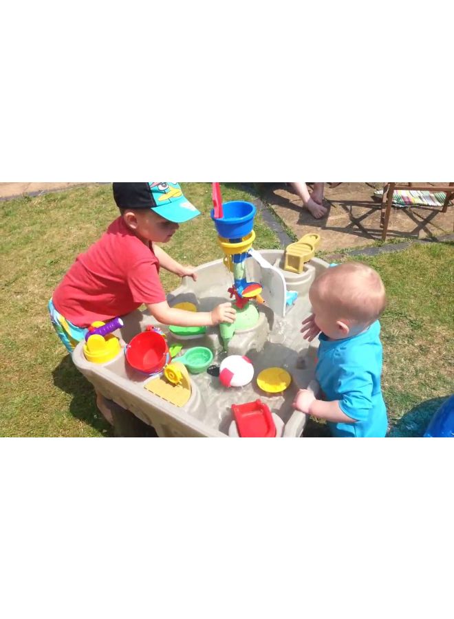 Anchors Away Creative And Active Fun Pirate Ship Themed Outdoor Water Play Table ‎22.86x99.06x73.66cm