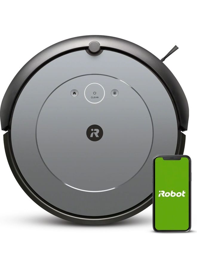 Roomba i1 Wi-Fi Connected Robot Vacuum - Navigates in Neat Rows, Compatible with Alexa, Ideal for Pet Hair, Carpets & Hard Floors, Roomba i1 0.4 L 30 W i115840 Grey