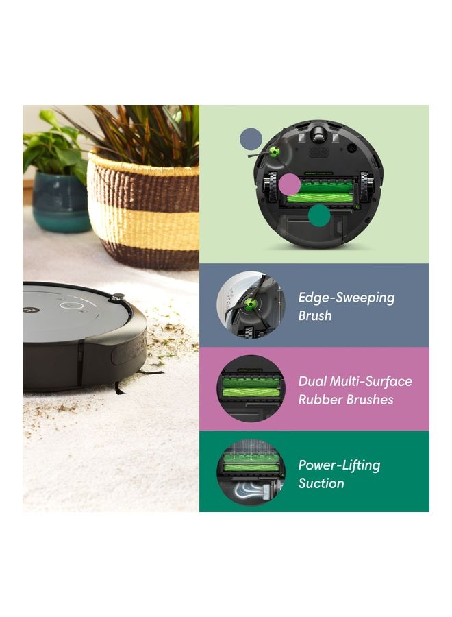 Roomba i1 Wi-Fi Connected Robot Vacuum - Navigates in Neat Rows, Compatible with Alexa, Ideal for Pet Hair, Carpets & Hard Floors, Roomba i1 0.4 L 30 W i115840 Grey