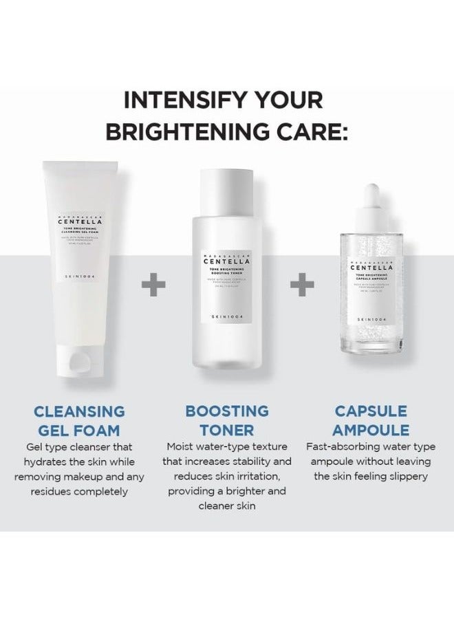 Madagascar Centella Tone Brightening Cleansing Gel Foam 125ml Clear