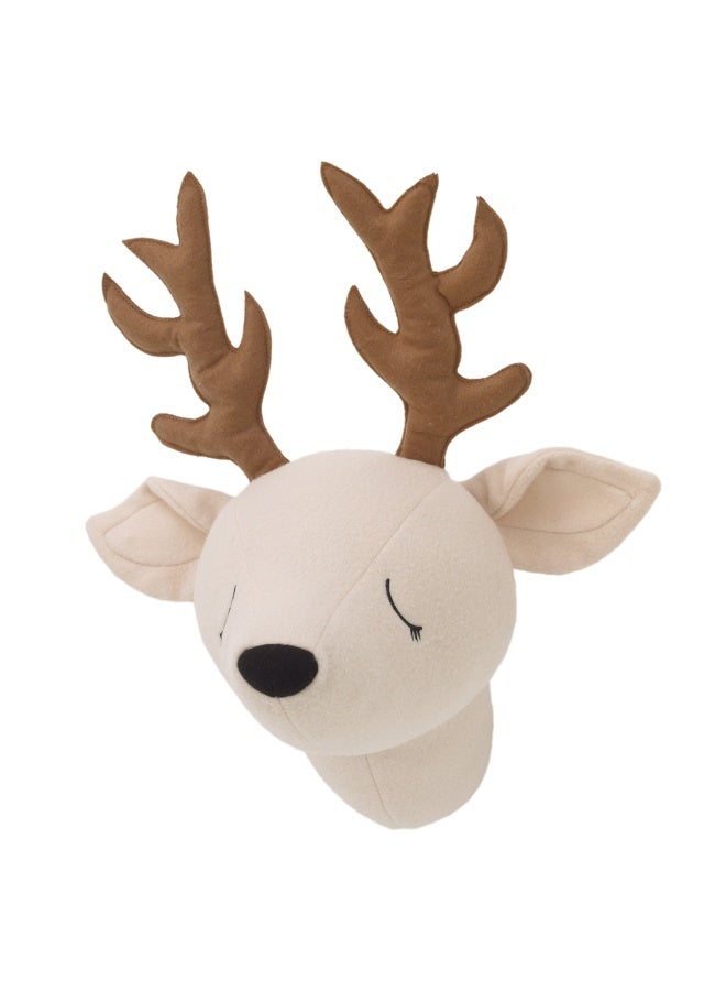 Little Love by   3-D Deer Stuffed Wall Hanging Decor Fauxidermy - Nursery Bedroom or Playroom D cor Deer Beige Brown