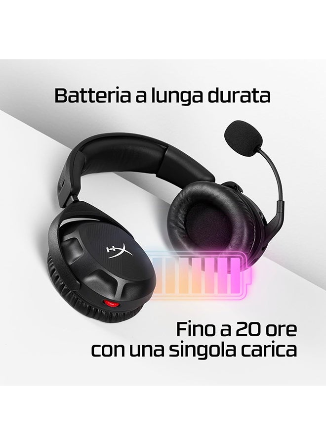 Cloud Stinger 2 – USB Wireless Gaming Headset for PC- Black