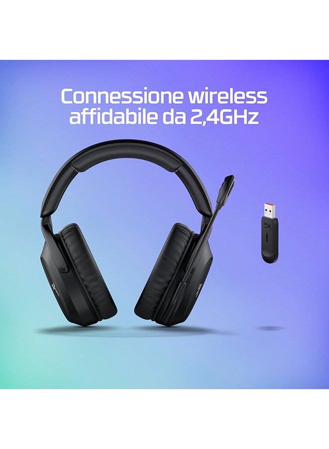 Cloud Stinger 2 – USB Wireless Gaming Headset for PC- Black
