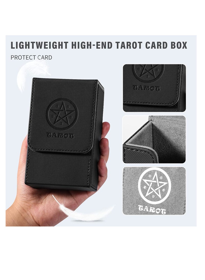 Card Case Souvenir Card Storage Box, Collector Card Box, Large Capacity, Holds About 95 Pages for Most Standard Size Cards, Fold Top Design (Cards Not Included)