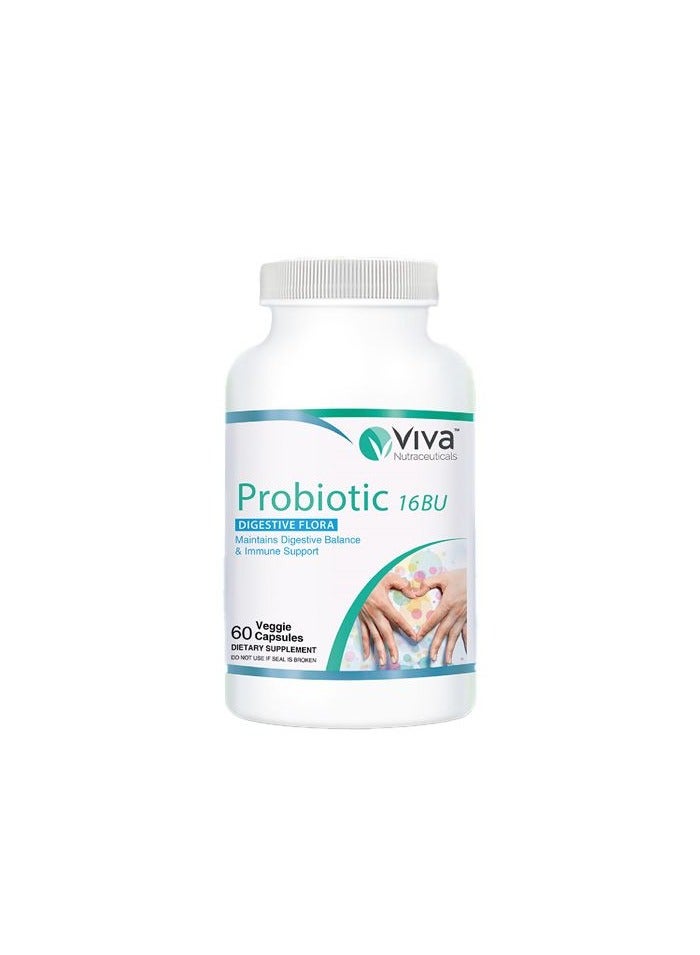 Viva Probiotic 16Bu Digestive Flora Caps 60S