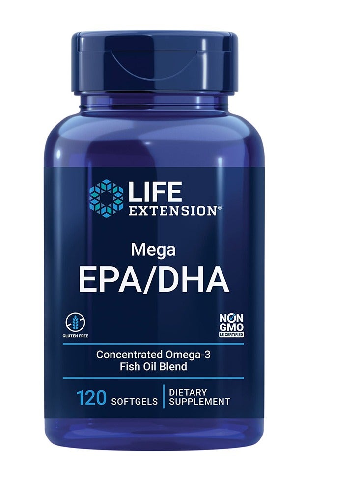 Life Extension Mega EPA/DHA, 120 Softgels