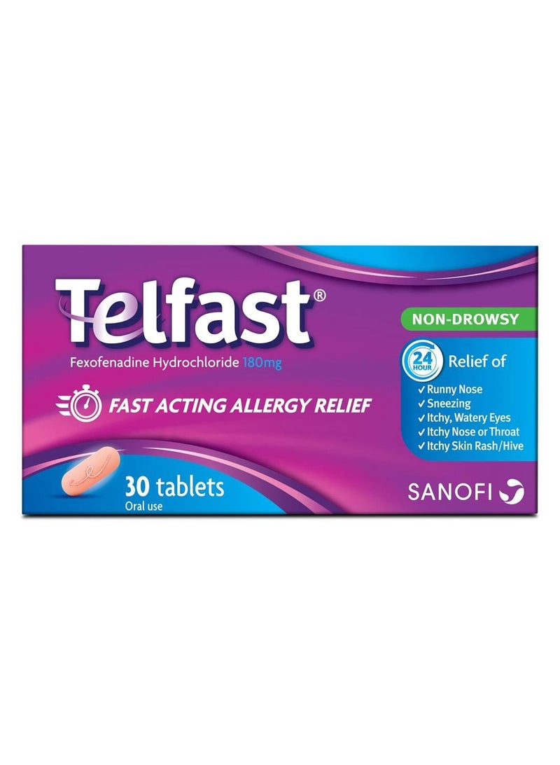 Telfast 180Mg 30Tabs