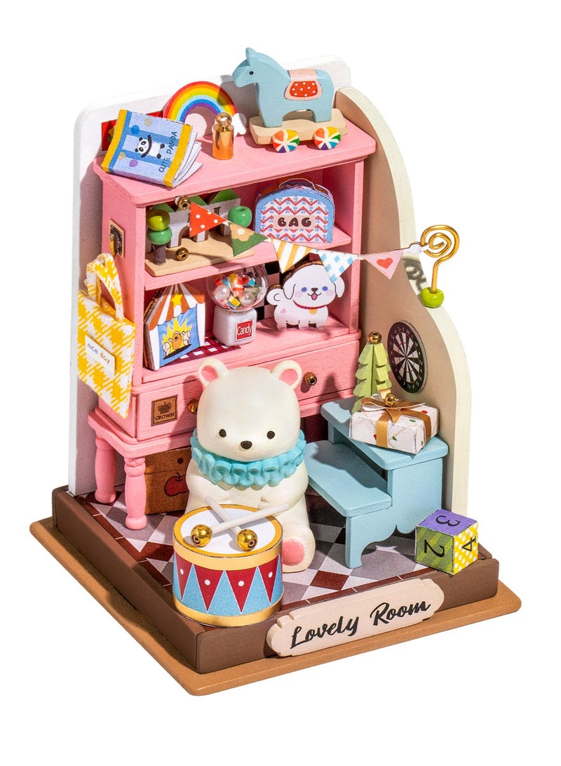 Rolife Childhood Toy House DIY Miniature House DS027 Decorative DIY Crafts/Birthday Gifts/Home Decor for Girls and Boys Teens and Adults