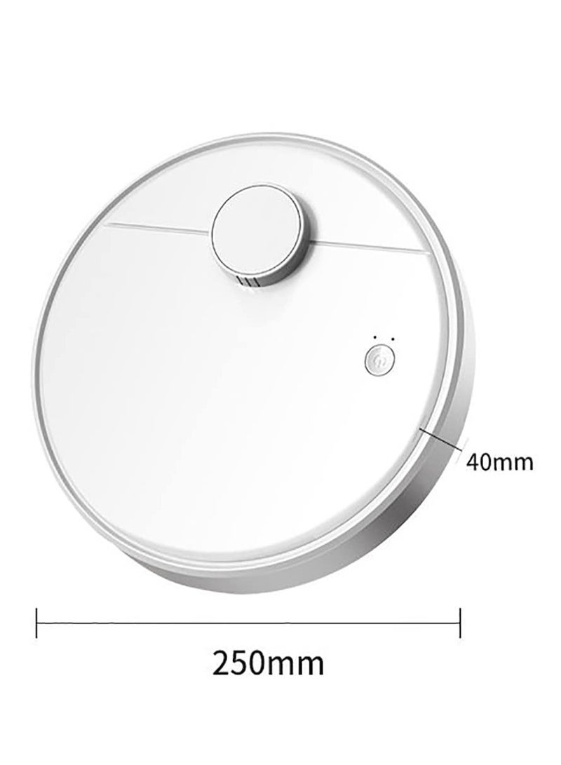 SYOSI, Sweeping Robot Vacuum Cleaner, 3-in-1 Smart Robot Vacuum with Smart Chip Obstacle Avoidance Sensing, Slim Design, Low Noise, for Carpets, Hard Floors, Pet Hair