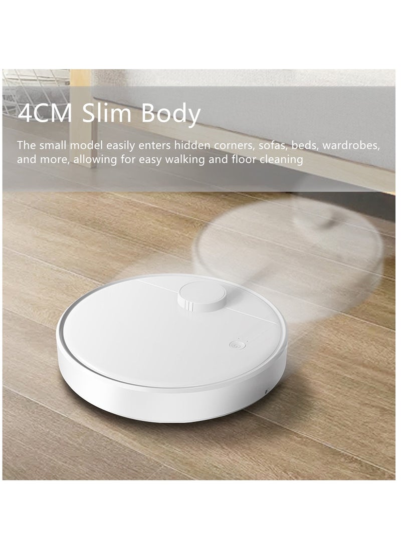 SYOSI, Sweeping Robot Vacuum Cleaner, 3-in-1 Smart Robot Vacuum with Smart Chip Obstacle Avoidance Sensing, Slim Design, Low Noise, for Carpets, Hard Floors, Pet Hair