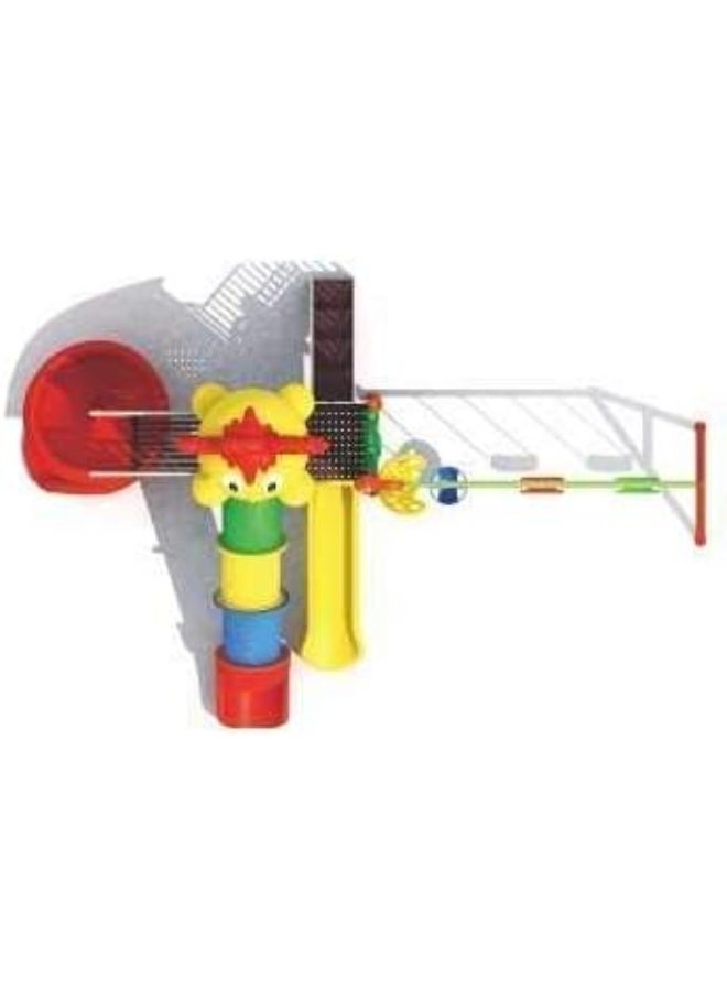 Rainbow Toys Backyard Play-Ground Equipments. All in One Outdoor Games. Play-Ground Toys Area Size 730x530x360cm