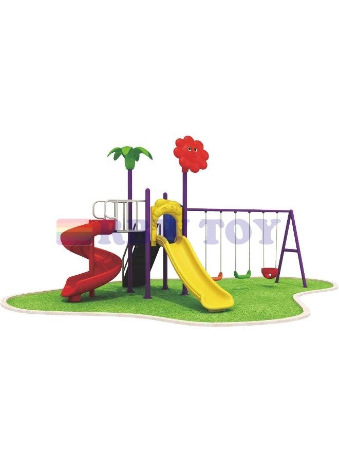 RBW TOYS All In One Set for Kids Garden Toys Offers, Outdoor Playground Equipment, Kids Playsets Adventure Games