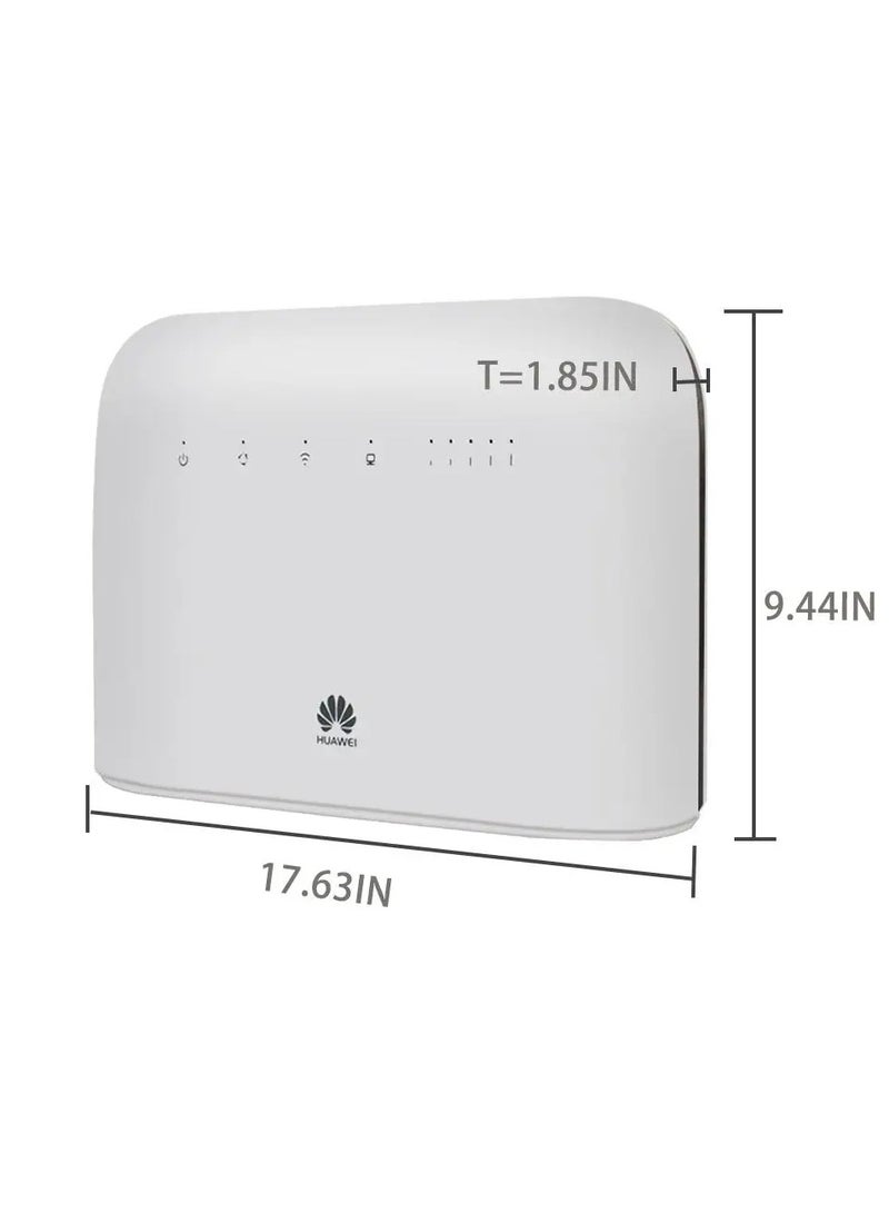 B715 B715s-23c 4G LTE Cat9 450M CPE WiFi Router With Sim Card Slot 64 Users White